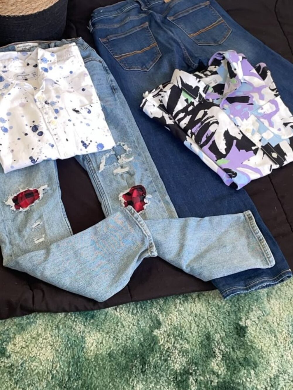 Abercrombie Boys Clothing Bundle – Jeans & Shirt – 13/14 & 15/16